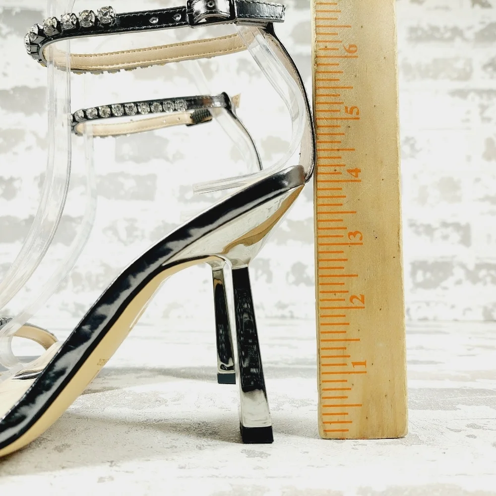 NEW Marc Fisher Karima Ankle Strap Heeled Sandals E588